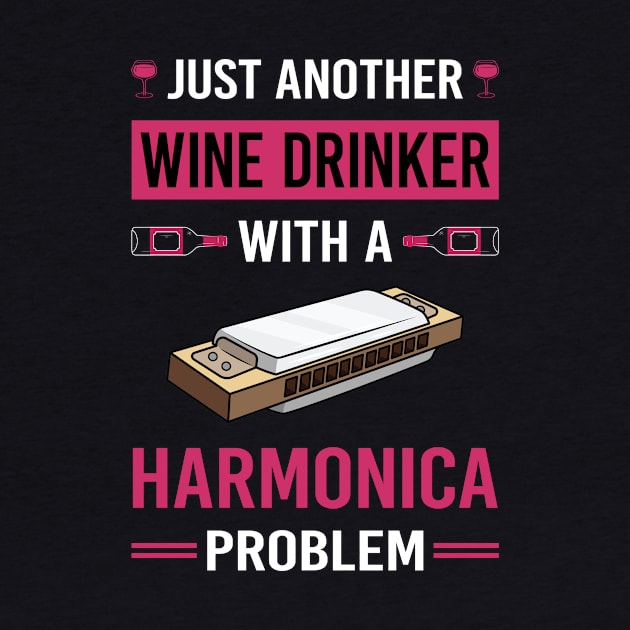 Wine Drinker Harmonica Mouth Organ by Good Day